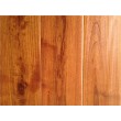 Hand scraped Chinese teak hardwood floors tropical teak color