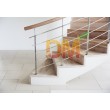Wire Brushed white washed oak wood staircases