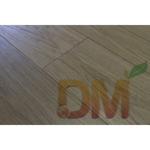 7.5" wide plank White washed Oak engineered floors Natural