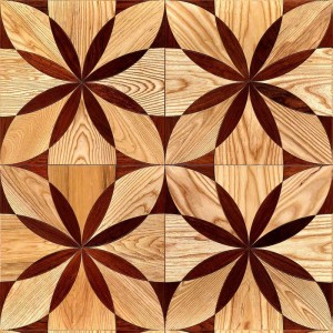 custom made art parquet wood floors 