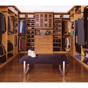 Custom made Wall in closet cabinetry